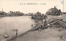 FRANCE - Sartrouville - La Plage - Carte Postale Ancienne - Sartrouville