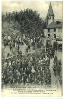 CPA 9 X 14  Isère TULLINS-FURES N° 14 Fêtes Mutualistes Du 31 Octobre 1909 Arrivée Du Cortège à L'Hôtel De Ville * - Tullins