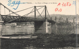 FRANCE - Triel - Le Pont à Péage Et La Seine - Carte Postale Ancienne - Triel Sur Seine