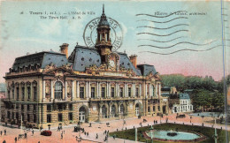 FRANCE - Tours - L'hôtel De Ville - Carte Postale Ancienne - Tours