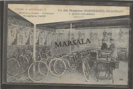 CPA Blangy-sur-Bresle  Un Des Magasins DUPOCHEL-BEAURAIN Cycles Et Automobiles - Blangy-sur-Bresle