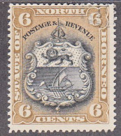 NORTH BORNEO    SCOTT NO 63  USED  YEAR  1894 - Borneo Del Nord (...-1963)