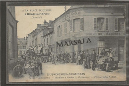 CPA Blangy-sur-Bresle  DUPOCHEL-BEAURAIN Cycles Et Automobiles Pllace Dusquene - Blangy-sur-Bresle