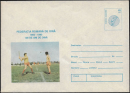 Roumanie 1993  Entier Postal Fédération Roumaine De Oină (histoire Du Base-ball) - Baseball