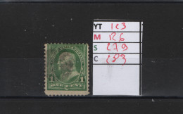 PRIX FIXE Obl  123 YT 126 MIC 279 SCOT 283 GIB Benjamin Franklin 1898 1899 1895   Etats Unis 58/04 - Used Stamps