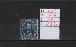 PRIX FIXE Obl  125 YT 128 MIC 281  SCOT 286 GIB Grant 1898 1899  Dentelée 3 Cotés  Etats Unis 58/04 - Used Stamps