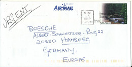 Australia Postal Stationery Air Mail Cover Sent To Germany 25-9-2001 - Postal Stationery
