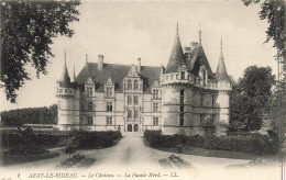 FRANCE - Azay Le Rideau - Le Château - La Façade Nord - Carte Postale Ancienne - Azay-le-Rideau