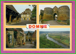 CPM DOMME 24 - Cité Medievale Tour Riviere Centre Historique Halle Arche - Domme