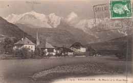 FRANCE - Sallanches - Saint Martin Et Le Mont Blanc - Carte Postale Ancienne - Sallanches