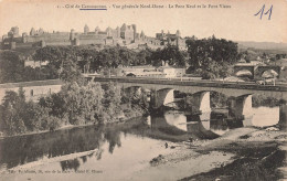 FRANCE - Cité De Carcassonne - Vue Générale Nord Ouest - Le Pont Neuf  Et Le Pont Vieux - Carte Postale Ancienne - Carcassonne