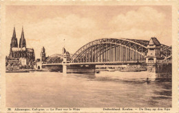 ALLEMAGNE - Cologne - Le Pont Sur Le Rhin - Carte Postale Ancienne - Koeln