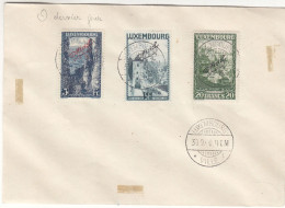 Luxembourg - Lettre De 1940 - Oblitération Luxembourg Dernier Jour - - Covers & Documents
