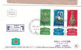 Israël - Lettre Recom De 1978 - Oblit Jerusalem - Art Islamique - Musée - - Cartas & Documentos