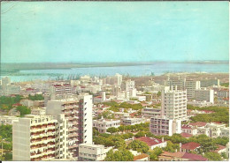 Maputo (Lourenco Marqez, Mocambique) Vista Aerea Da Zona Comercial E Da Baia, Aerial View Of Commercial City And Of Bay - Mozambique