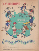 PROTEGE CAHIER ANCIEN LA VITEELLOISE L'EAU QUI CHANTE ET QUI DANSE     VOIR VERSO - Schutzumschläge