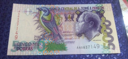 Sao Tomé En PRINCIPE 1996, 5000 Dobras, UNC - Sao Tome And Principe