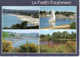 29 LA FORET-FOUESNANT - La Plage De Kerleven, Le Port Et L'anse De La Foret - La Forêt-Fouesnant