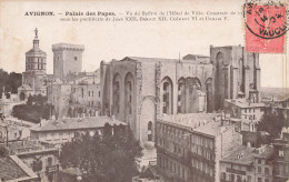 FRANCE - Avignon - Palais Des Papes - Vu Du Beffroi De L'hôtel De Ville - Carte Postale Ancienne - Avignon