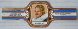 E64 Lot Bagues De Cigares  Elisabeth Bas  Série Portrait Frans Hals 1 Pièce - Bagues De Cigares