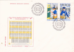 STAMP DAY COVERS FDC 1982  ROMANIA - FDC