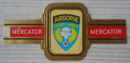 E72 Lot Bagues De Cigares  Mercator  Airborne Troop Carriers Insigne  1 Pièce - Bagues De Cigares