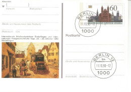 ALEMANIA ENTERO POSTAL SINDELFINGEN CARRUAJE DILIGENCIA - Kutschen