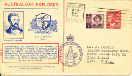 Australia Cover Sent To USA Melbourne 27-9-1948 - Briefe U. Dokumente