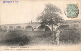 FRANCE - St Médard De Guizières - Le Grand Pont Du Chemin De Fer Sur L'Isle - Ligne De Bordeaux - Carte Postale Ancienne - Sonstige & Ohne Zuordnung