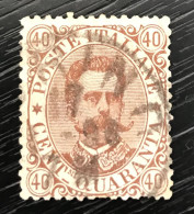 Timbre Oblitéré Italie 1889 Y&t N° 41 - Oblitérés