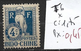 INDOCHINE TAXE 6 * Côte 1.75 € - Timbres-taxe