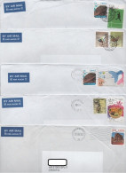 Hong Kong, China, 5 Air Mailed Letters - Cartas & Documentos