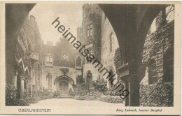 Oberlahnstein - Burg Lahneck - Innerer Burghof - Verlag M. J. Mentges Oberlahnstein - Rückseite Beschrieben 1922 - Lahnstein