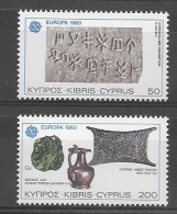 Cyprus 1983.  Europa Mi 582-83  (**) - 1983