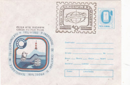 TELECOMUNICATIONS  COVERS  STATIONERY 1982 ROMANIA - Covers & Documents