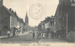 Belgique > Hainaut > Saint-Ghislain - Rue D' Ath Et L' Eglise - Saint-Ghislain