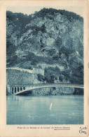 FRANCE - Le Pont De Le Balme Et Le Rocher De Pierre Châtel - Carte Postale Ancienne - La Balme-les-Grottes