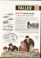 Catalogue FALLER AUTO MOTOR SPORT AMS 1969 - Zusatzblatt - Deutsch