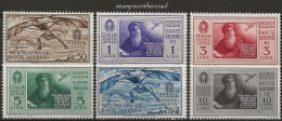 ITPA26-31N "1932 Regno D'Italia, Sassone Nr. 26/31, Serie Cpl Di 6 Francobolli Nuovi Senza Linguella **/ P.A. - Airmail