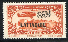 Réf 80 > LATTAQUIÉ < PA N° 8 * Bien Centré Trace Charnière - MH * ---- > Poste Aérienne -- Aéro - Unused Stamps