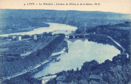 FRANCE -  Lyon -  La Mulatière - Jonction Du Rhône Et De La Saône - M.F.- Carte Postale Ancienne - Andere & Zonder Classificatie