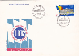 FAIR ADVERTISINGCOVERS FDC 1982  ROMANIA - FDC