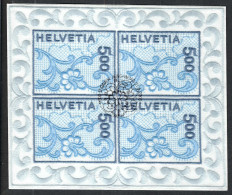 SUISSE Ca.2000: Bloc ZNr. 999 (NABA 2000) Avec Marges, CAD PJ - Briefe U. Dokumente