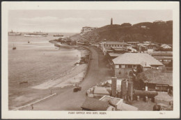 Post Office And Bay, Aden, C.1920 - MS Lehem RP Postcard - Jemen