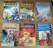 SAMMY Par BERCK Et CAUVIN Lot De 5 EO + 1 Réédition - Loten Van Stripverhalen