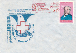 RED CROSS COVERS 1984 ROMANIA - Lettres & Documents