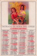 Calendarietto - Consorzio Agrale Provvinciale - Nitrado Di Sodio Del Chile  - Anno 1958 - Petit Format : 1941-60