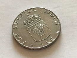 Münze Münzen Umlaufmünze Schweden 1 Krone 1983 - Suède