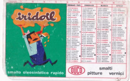 Calendarietto - Duco - Smalti - Pitture  Vernici - Anno 1960 - Petit Format : 1941-60