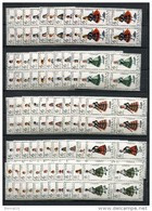 España 1967-71. Trajes Regionales En Bloques De 4. (53 Valores X 4) ** MNH. - Full Years